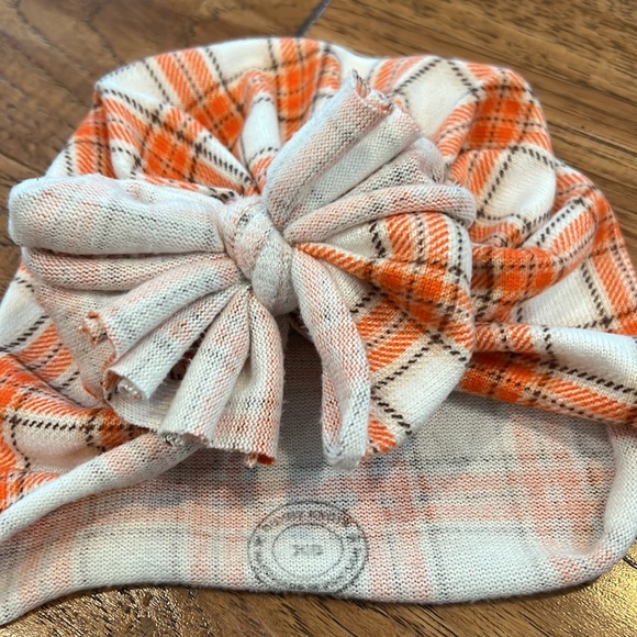Bunny knots xs bow headband fall plaid headwrap - Picture 2 of 3